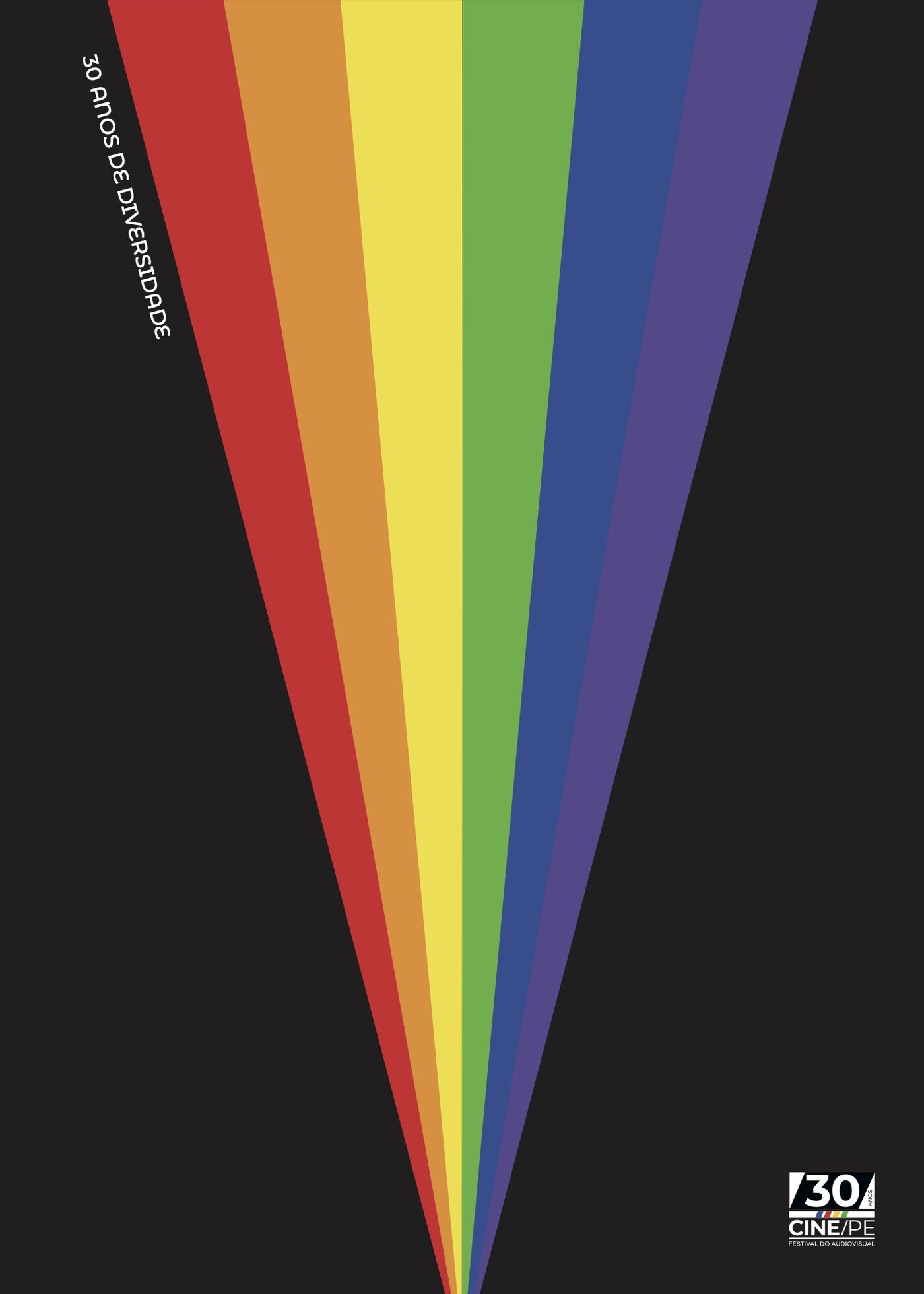 Cartaz "30 anos de Diversidade", por Edison Martins