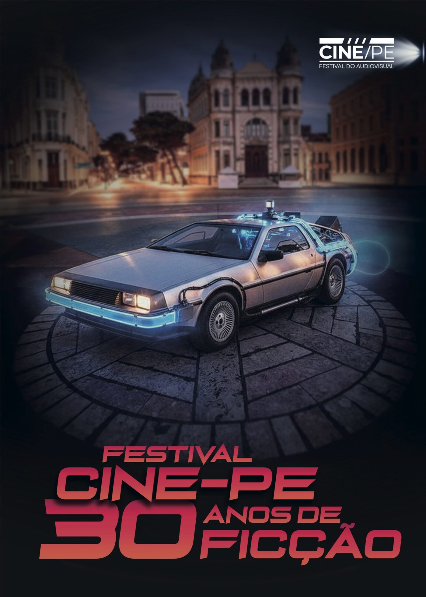 Cartaz "30 anos de Ficção", por Geraldo Alain (Gera)