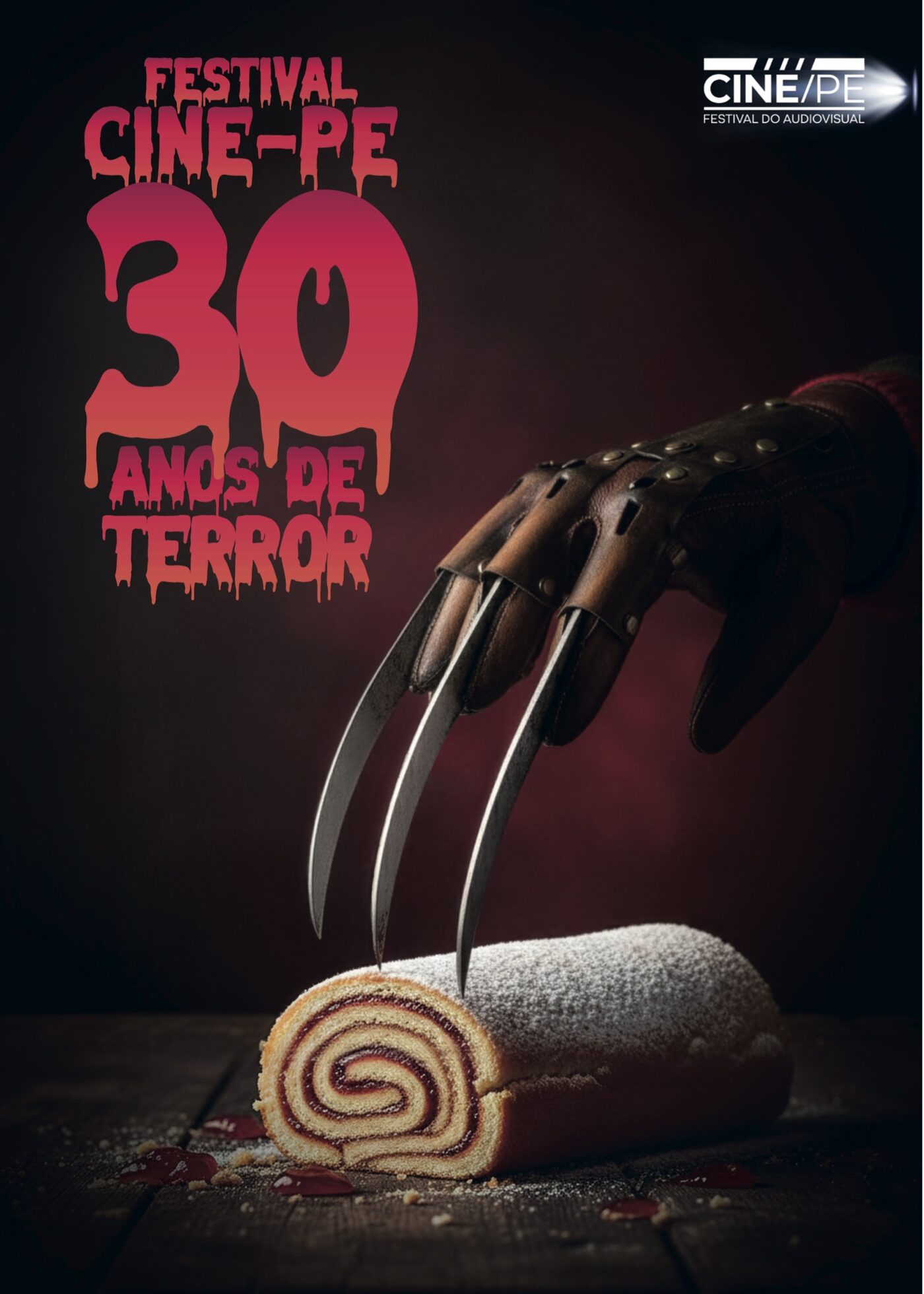 Cartaz "30 anos de Terror", por Geraldo Alain (Gera)