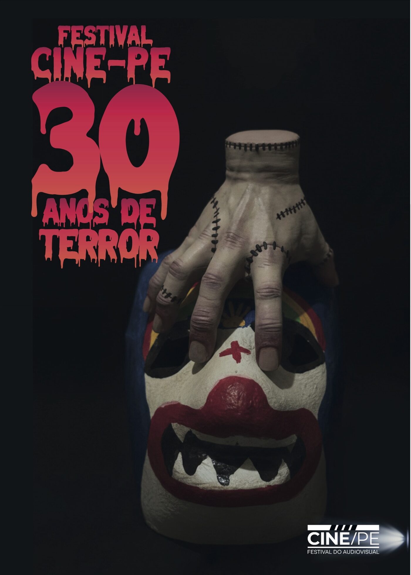 Cartaz "30 anos de Terror", por Geraldo Alain (Gera)