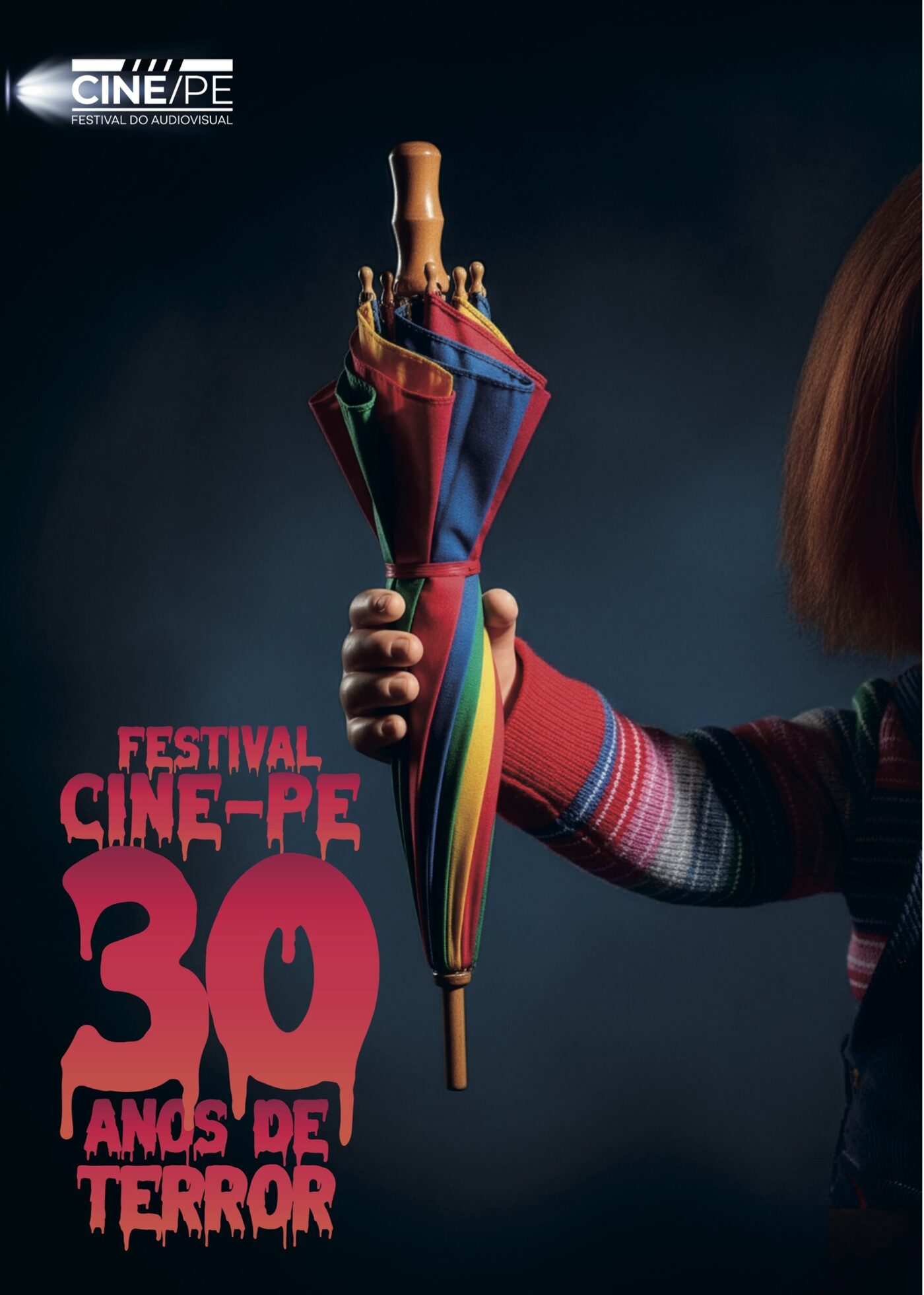 Cartaz "30 anos de Terror", por Geraldo Alain (Gera)
