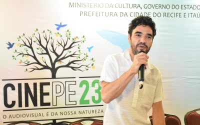 Segundo dia de coletivas do Cine PE tem presença do homenageado Caio Blat